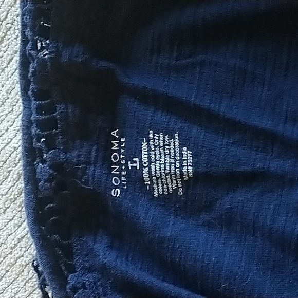 Navy blue Sonoma t-shirt - Picture 3 of 3